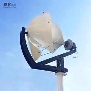 Спиральная горизонтальная ветряная турбина, 1 кВт, 24 В, 48 В