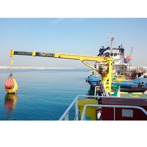 CCS BV морской палубный кран с жесткой стрелой Crane1.5ton 2ton 2.5ton 3ton лодочный палубный телескопический кран для продажи