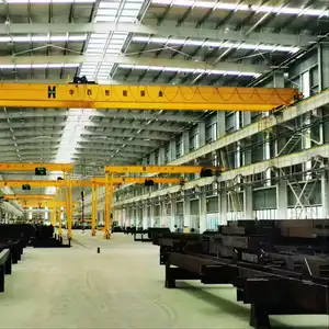 Новый высокопроизводительный однобалочный мостовой кран 1-40 тонн с дистанционным управлением для плавной работы в цехе
