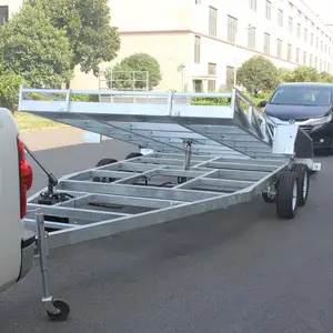 Прицеп для транспортировки автомобилей или растений с тандемной осью