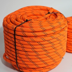 (JINLI-Rope) Заводская цена, разноцветный 100% плетеный полиэстеровый канат для альпинизма и упаковки