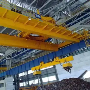 Вращающийся электромагнитный кран 20-40 тонн с ПЛК-управлением, моторный привод, для использования в цехах