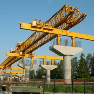 Кран-баллист для монтажа мостовых панелей с дистанционным управлением, двигателем и грузоподъемностью 900 тонн