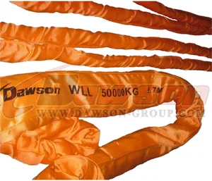WLL 50T полиэфирные круглые слинги