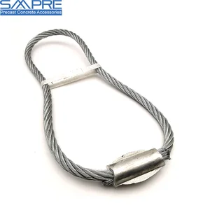 Стальной тросовый строп, литые анкеры для подъемных тросов, петля для троса