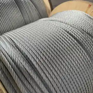 Стальной трос/канат 6*37+FC, 1670-2160МПа, оцинкованный, 8-30мм, для подъемных работ