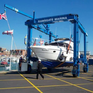 Сверхмощный подъемный кран для яхт Marina, 100 тонна, 200 тонна, мобильный подъемный кран