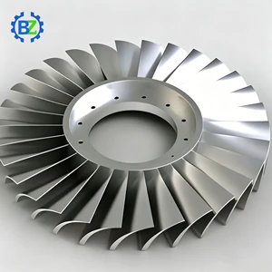 Дисковый компрессор газовой турбины (Blisk/Bladed Disk) из титана/суперсплава, 5-осевая обработка, динамическая балансировка