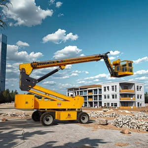 Самоходная воздушная Рабочая платформа Gruas Moving Terrazzo Machine манипулятор строительный подъемный кран