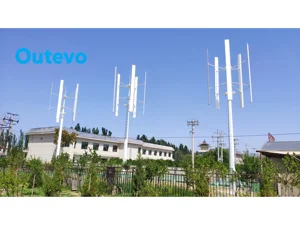 Настраиваемая вертикально-осевая ветряная турбина H-типа 3 кВт 5 кВт для морских судов и систем возобновляемой энергии