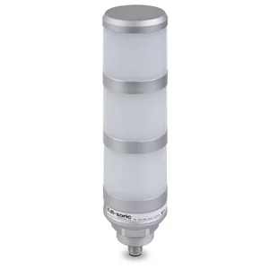 Сигнальная колонна SBT-F-GYR-R50-3S-B5, алюминиевый корпус, поликарбонатный материал, гарантия 2 года, светодиодная лампа 3.4W.