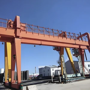 Горячая распродажа: двухбалочный козловой кран 16, 32, 50 тонн для тяжелых наружных подъемных работ