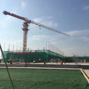 Высоконадежный башенный кран с плоским верхом, эффективное подъемное оборудование для строительства высотных зданий