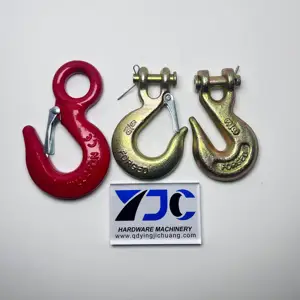 Крюк для тяжелых грузов YJC для крепления грузов | Кованый стальной подъемный крюк