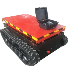 Резиновые гусеницы, шасси с платформой для перемещения CRXA-150