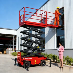 4.5M Electric Aerial Order Picker Lifter 300Kg Electric Working Platform