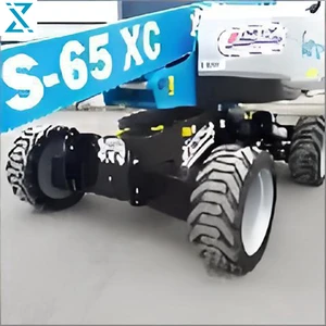 Малоиспользованный дизельный телескопический подъемник Genie S65 XC с рабочей высотой 21,81 м, с гидронасосом и двигателем
