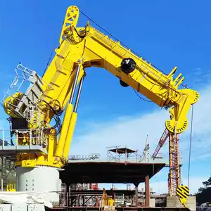 Интеллектуальный морской кран Watsond с шарнирно-сочлененной стрелой для монтажа и подъема ветрогенераторов на морских объектах