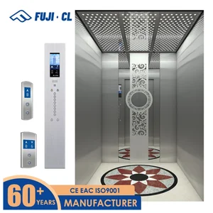 Лифт жилой высотный FUJICL, 1000 кг, 13 человек, MRL, пассажирский, 3,0 м/с, для элитных жилых комплексов