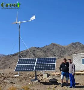 3KW 5KW напрямую с завода Бытовая крыша 3-фазная горизонтальная ось ветряная турбина гибридная система