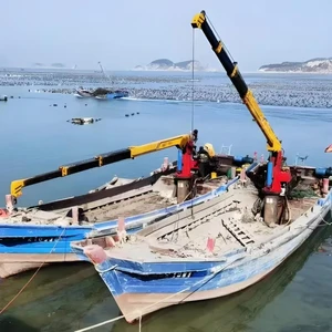 Морской телескопический кран, морское палубное оборудование, палубный кран