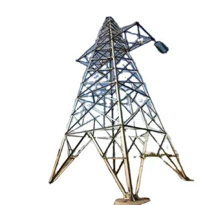 Подстанция стальная Железная конструкция 33KV ~ 132KV горячеоцинкованная Силовая Башня электрическая стальная башня передающая линия башня