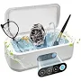 Ultrasonic Jewelry Cleaner, 22oz 49KHz Ultrasonic Cleaner Machine with 3 Cleaning Modes, Professional Ultra Sonic Cleaner for Glasses, Rings, Watch