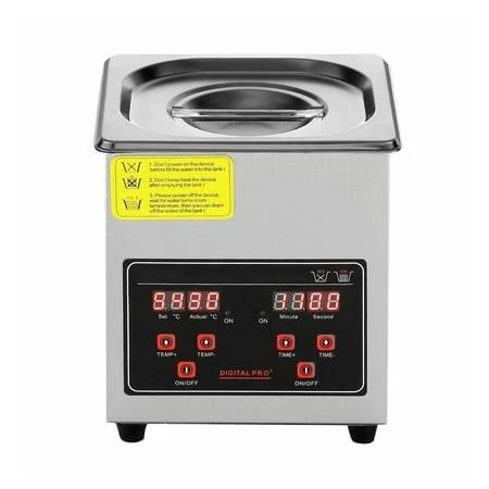Ultrasonic Cleaner 2L with Heater & Timer, Professional Jewelry Cleaner for Glasses, Watches, Rings, Parts - 40kHz Digital Sonic Cleaning Machine, 