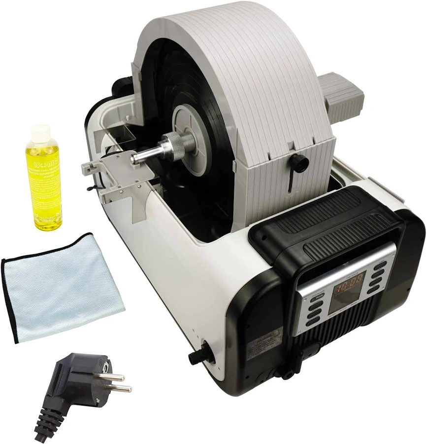 iSonic P4875II+MVR10-PRO Motorized Ultrasonic Vinyl Record Cleaner