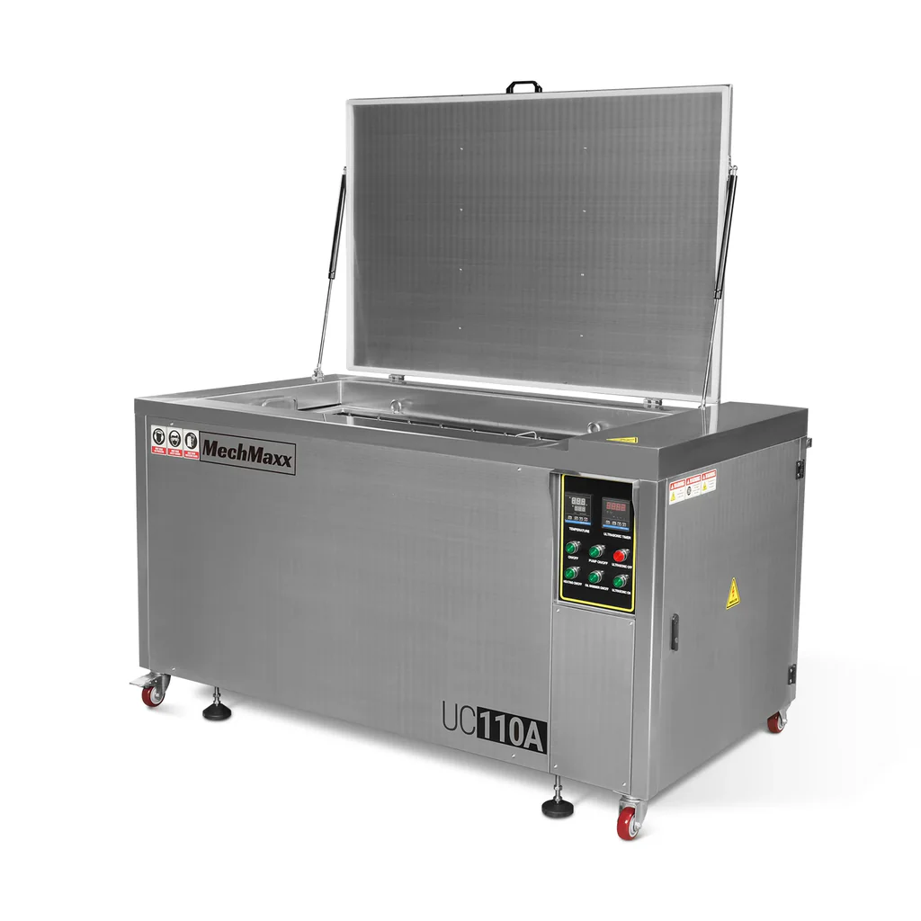 MechMaxx 110Gal Industrial Ultrasonic Cleaner with Automatic Oil Skimmer