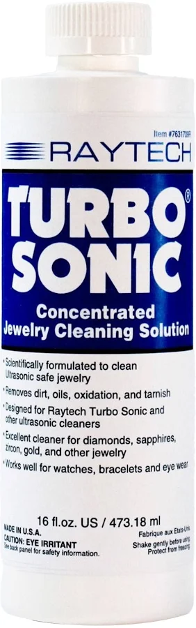 Raytech Turbo Sonic Jewelry Concentrated Cleaning Solution
