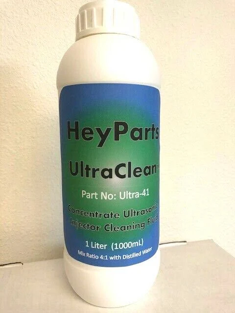 Ultrasonic Cleaning Fluid Concentrate | Pack of 1 | Aftermarket Branded | 90 Day Warranty | 1.32 Gallons | UK Made for injector cleaning
