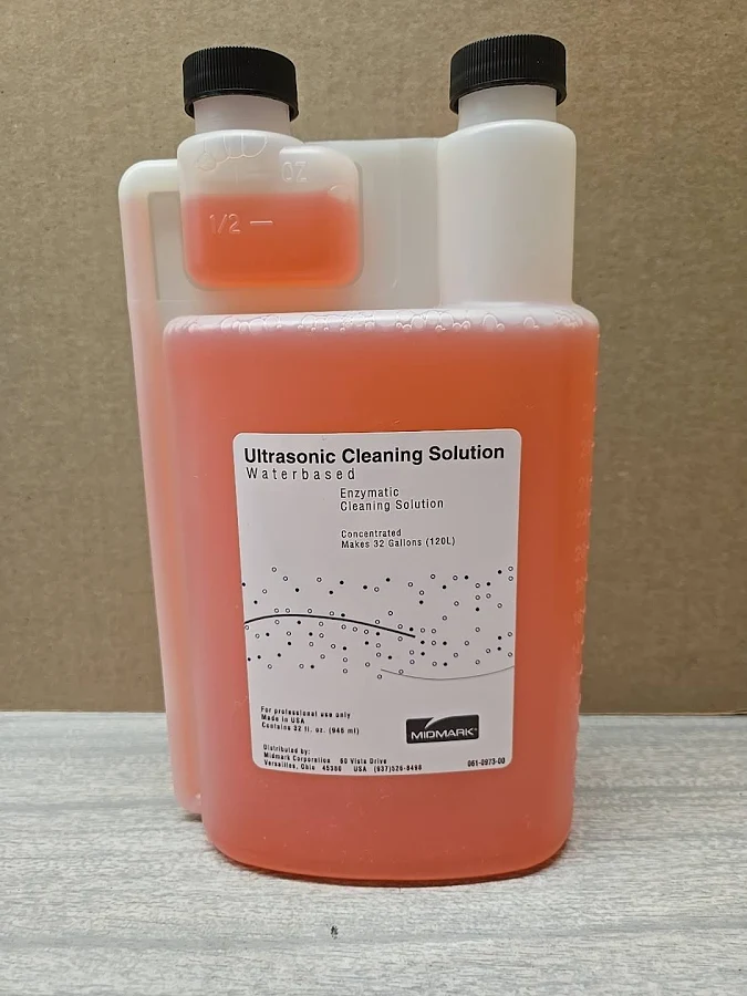 Midmark Ultrasonic Waterbased Cleaning Solution 32 Fl Oz- Concentrated