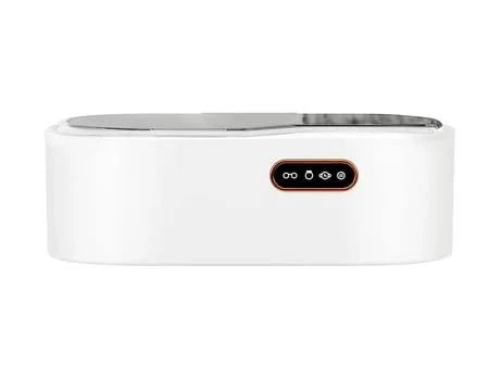 Ultrasonic Glasses Cleaner - Automatic Jewelry & Contact Lens Cleaning Machine for Home Use - White, Women's, Size: One size, Grey Type