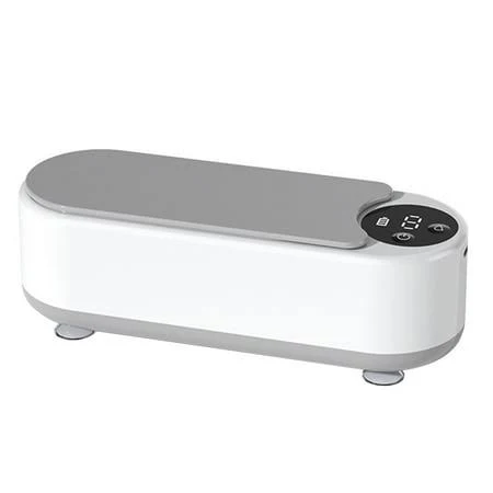 High Frequency Ultrasonic Cleaning Machine, Portable Household Jewelry Cleaner for Glasses Watches Dentures Rings, Women's, Size: Small, Grey Type