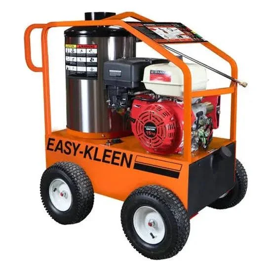 Easy-Kleen Commercial HOT Water GAS Pressure Washer 15 HP Electric Start Lifan 3.5 GPM @ 4000 PSI