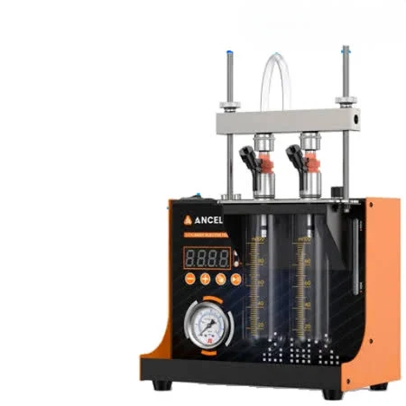 ANCEL Ultrasonic Fuel Injector Cleaner Tester 4 Cylinder Car Motorcycle Injector Nozzle Cleaning Testing Machine 110V for Repair Shop DIY User