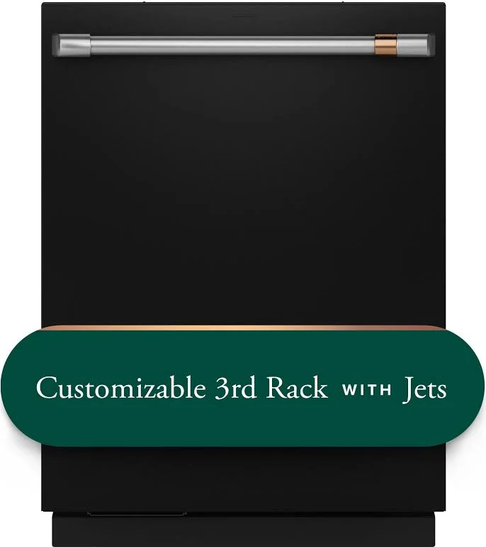 Cafe Customfit Energy Star Stainless Interior Smart Dishwasher Finish