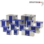 Ultrasonic Heated Parts Cleaner With Lid | Shop Sprayfish Select 180 H - 5.0 Gal / No Basket / Include Chemical and Brush Kit
