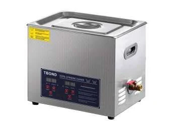 ECCO - Digital Ultrasonic Cleaner - 10 liters /2.5 gal Stainless steel - 110vol ts- Heater included - Timer - Digital control and lecture - Stainless