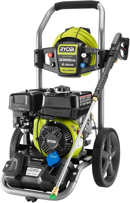 Ryobi 3300 PSI 2.4 GPM Cold Water Gas Pressure Washer with 212cc Engine