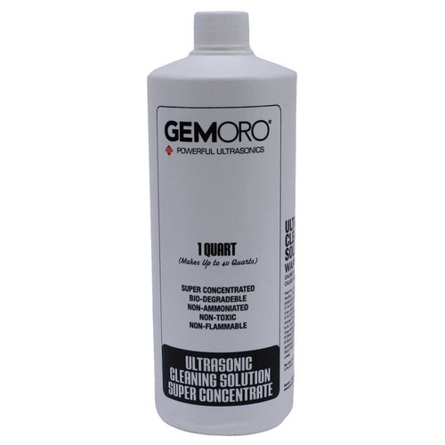 GemOro Ultrasonic Jewelry Cleaner 1 Quart Solution Concentrate