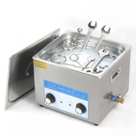 Vua 15L Ultrasonic Cleaner, 40kHz Stainless Steel Cleaning Machine with Knob Control, Heater and Timer for Jewelry and Automotive Parts, Women's, Size