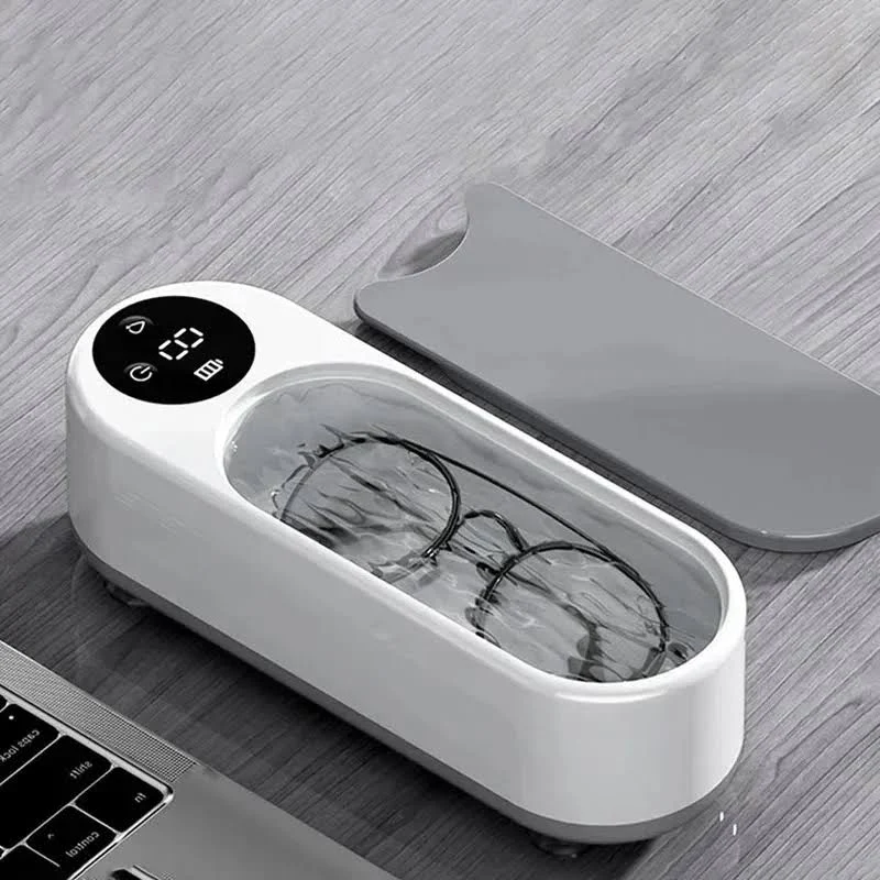 High-Frequency Ultrasonic Glasses Cleaner Machine - Wireless Control, Multi-Purpose Cleaning for
