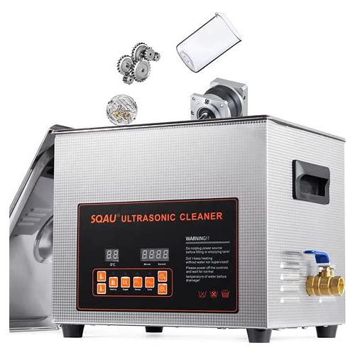 SQAU 10L Ultrasonic Cleaner Wit…