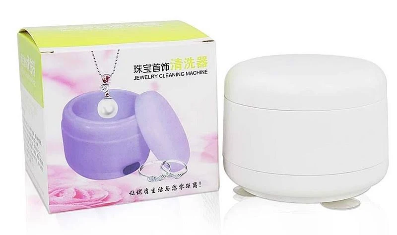 Pre-Owned Ultrasonic Jewelry Cleaner Machine for Rings Watches