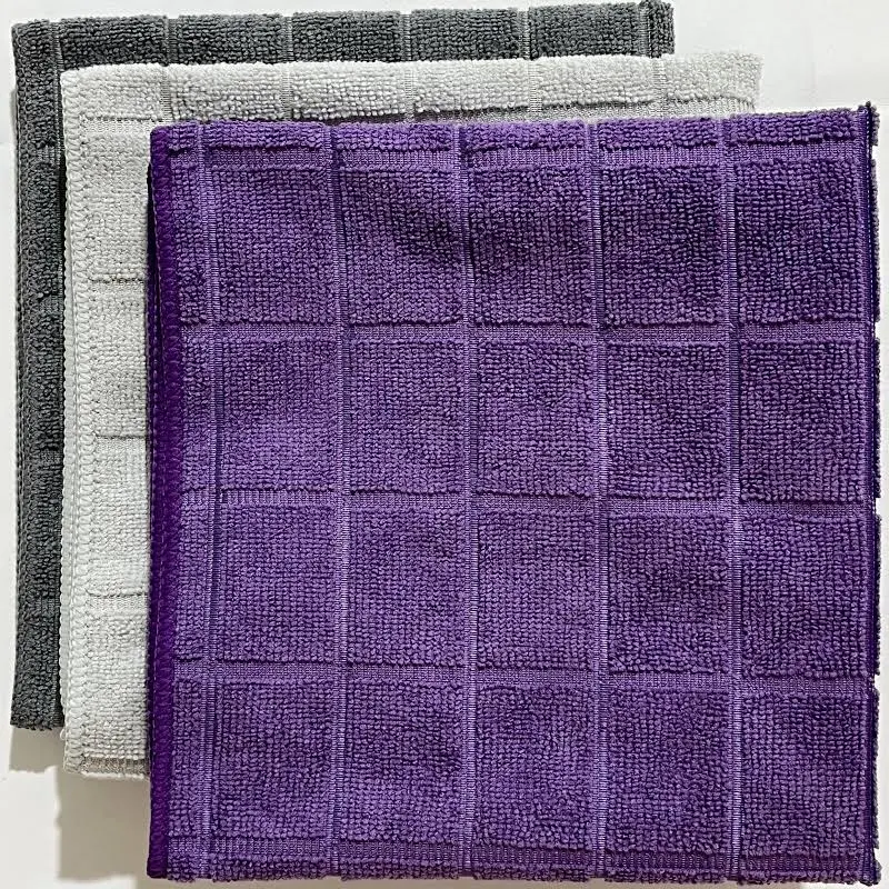 Wholesale China manufacturer microfiber cleaning cloth Eco-friendly microfiber cloth Cleaning products kitchen wares car care household products 