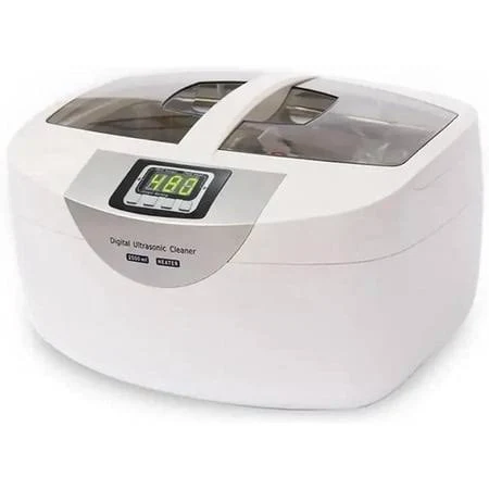 2.5l Digital Ultrasonic Jewelry Cleaner with Heater, Large Capacity Stainless Steel Sonic Cleaning Machine for Eyeglasses, Watches, Dentures, and 