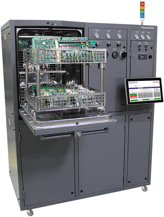 Trident ZDO Zero-Discharge PCB Cleaning Defluxing System | Manncorp
