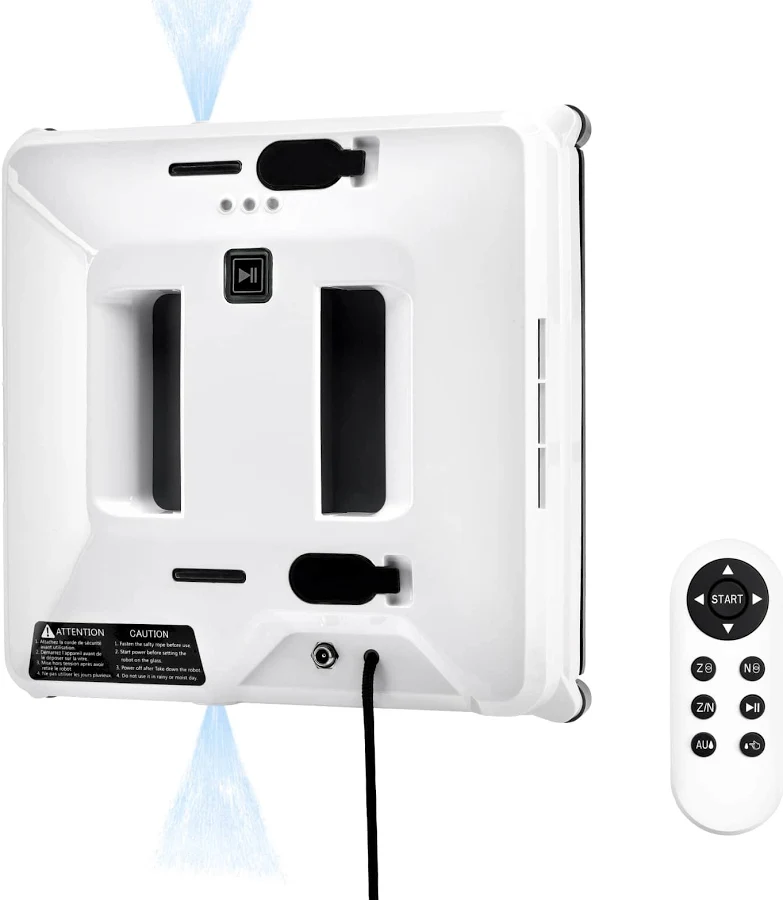 Smart Window Cleaning Robot 3000Pa Suction, Auto And Remote Control